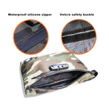 Free Boy Smell Proof Bag 11.8”X8.6 Durable Smell Proof Carbon Lined Storage Bag,Travel Case & Pouch with Combination Lock,Camoufilage, Keep Herbs Tea & Goods Fresh