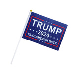 Donald Trump 2024 Flag,Take America Back Flag,Save America Again Flag,Small Mini Hand Held Stick US USA Trump President Flags Banner,Parades,Election Day Celebration Event(30 PACK)