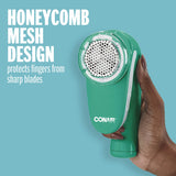 Conair Fabric Shaver and Lint Remover, Battery Operated Portable Fabric Shaver, Green, CLS1GX