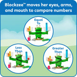 hand2mind Numberblocks Blockzee Balance Activity Set, 61 MathLink Cubes, Balance Scale for Kids, Addition and Subtraction Math Learning Toys, Counting Toys, Preschool Educational Toys for Kids