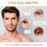 DERMORA Golden Glow Under Eye Patches (50 Pairs Eye Gels) - Rejuvenating Treatment for Dark Circles, Puffy Eyes, Refreshing, Revitalizing, Travel, Wrinkles