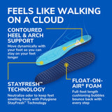 Dr. Scholl's Float-On-Air Comfort Insoles, Men, 1 Pair, Full Length