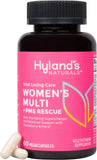 Hyland's Total Loving Care Multivitamin for Women + PMS Rescue - 60 Vegan Capsules - with L-Theanine for Focus & Stress Relief Support with Chasteberry & Dong Quai for Menstrual Support