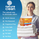 NATURE CLEAN STINK BOMBS - Natural Laundry Odor Eliminator For Clothes Pods 60 count. Pet Odor Eliminator for Home, Mildew Smell Eliminator, Strong Odor Remover for Clothes Sports Sweat Smoke & More