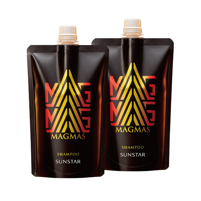 MAGMAS Sunstar Magmas Zinc Introduction Shampoo Refill Set of 2 Volume, Scalp, Scalp Care, For Men