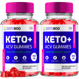 (2 Pack) Keto Bod Keto Body ACV Gummies, KetoBod Gummies with 1000MG Apple Cider Vinegar per Serving, Keto Bod ACV + Keto Maximum Strength Gummies, KetoBody ACV Vitamin B12 Gummies (120 Gummies)