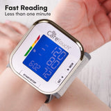 Care Touch Digital Wrist Blood Pressure Monitor for Adults Size 5.5-8.5" for Home Use, Automatic High Blood Pressure Machine with Batteries & Carrying Pouch.