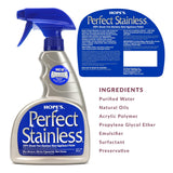 HOPE'S Perfect Stainless Steel Cleaner 22-Ounce, Streak-Free Self- Polishing Formula, Blocks Fingerprints, Pack of 2, 44 Fl Oz