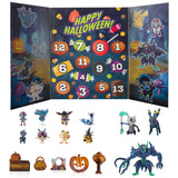 Pokémon 2024 Halloween Countdown Advent Calendar for Kids, 16 Gift Playset - 13 Days of Reveal with 11 Toy Character Figures & 5 Accessories - Pikachu, Eevee & More - 4.5" Deluxe Action Grimmsnarl - Gift for Boys & Girls 4+