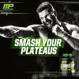 MusclePharm Combat 100% Whey Protein Powder, Banana Flavor, Fast Recovery & Muscle Gain with Whey Protein Isolate, High Protein Powder for Women & Men, Gluten Free, 5 lb, 70 Servings