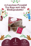 English Tea Shop Advent Calendar Trangular 25 Pyramid Biodegradable Tea Bags