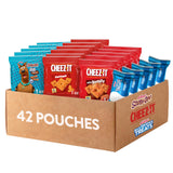 Kellogg’s On-the-Go Snacks, Variety Pack with Cheez-It Crackers, Rice Krispies Treats and SCOOBY-DOO! Graham Cracker Snacks (42 Pouches)