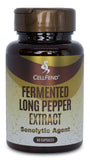 CellFend Fermented Long Pepper Extract – Senolytic Agent – with Piperlongumine – Potent 30:1 Extract - 60 Vegan Capsules (500mg)