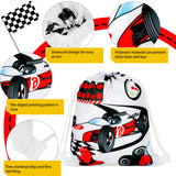 Race Car Truck Birthday Party Supplies Race Car Truck Party Favors Gift Bag Racing Drawstring Backpack Truck Candy Treat Bag Goodie Snack Bag for Boys Kids Party Decoration (Race Car, 20 Pieces)