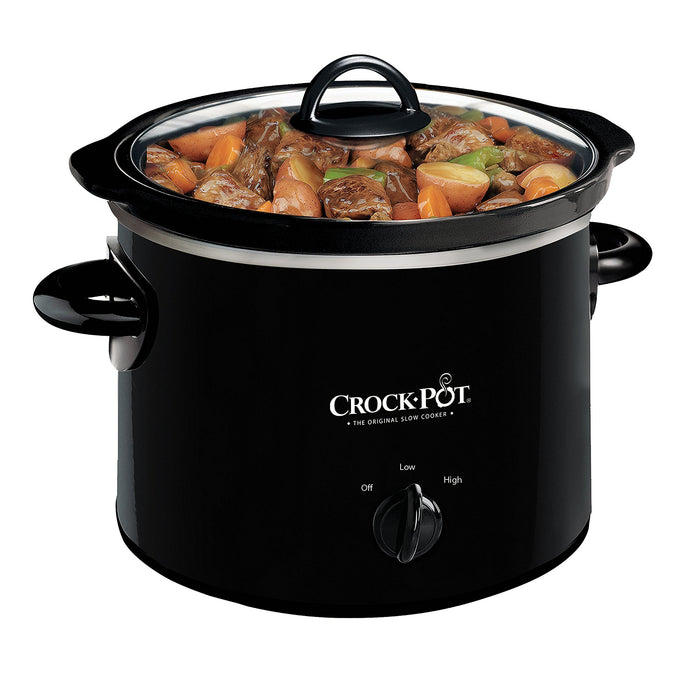 Crockpot® 2-Quart Classic Slow Cooker, Small Slow Cooker, Black