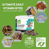 Only Natural Pet Ultimate Daily Vitamins - Complete Multivitamin Supplement for Dogs Balanced Health & Vitality - Senior Small & Large Canine Food Immune Digestive Support -60 Soft Chews (Pack of 1)