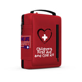 Portable First Aid Kit for Kids with CPR Shield - Ideal for Home, Car, School, Camping, and as a Travel First aid kit. Latex-Free Bandages – Children First Aid Guide by The Life Safety Pro