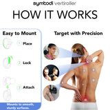 Symbodi Vertiroller Mountable Trigger Point Massage Roller, Alleviate Tense Muscles and Targeted Pressure - Portable Manual Massage Tools for On The Go Relief (FSA/HSA Eligible)