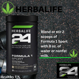 Herbalife 24 Formula1 Sport (Creamy Vanilla 780g) Nutritional Shake Mix, Nutrition For The 24-Hour Athlete, No Artificial Flavors or Sweeteners, Loaded with Vitamins and Minerals