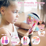 Kids Makeup Kit for Girl - Washable Non-Toxic Kid Make Up Toys, Makeup Set for Toddlers, Children Princess Little Girls Play Makeup, Christmas Birthday Gifts for 4 5 6 7 8 9 10 Year Old Girls