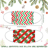 Zomiboo 2 Pieces Christmas Elf Hammock in Green and Red for Elf Doll Accessories and Props for Elf Fun, Advent Calendars and Stocking Stuffers Accessories(Cute Style)