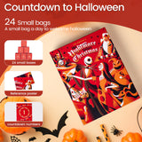 Halloween Advent Calendar 2024 Jigsaw Puzzles, 24 Day Halloween Countdown Calendar Puzzles, Nightmare Before Christmas Advent Calendar, 1000 Pieces Halloween Christmas Advent Calendar Puzzles Gifts for Kids Adults