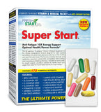 Super Start Complete Daily Vitamin Pack | 10X Energy & Stamina Booster, Muscle Support | Vitamin A, B, C, D, E, B12, Minerals, Amino Acids, Bee Pollen, Ashwagandha, Panax Ginseng (30 Packets)
