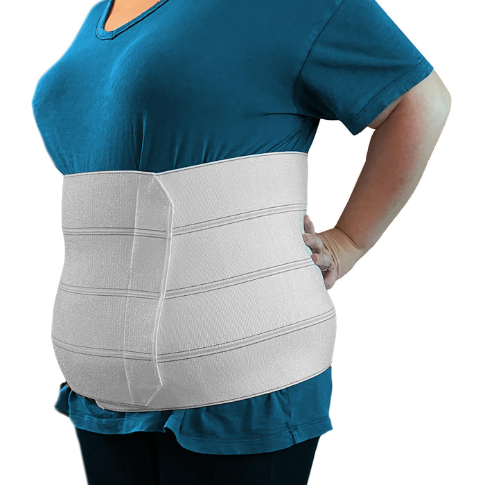 MARS WELLNESS Premium Plus Size Bariatric Abdominal Binder - 12" 4 Section/Panel - Bariatric Binder Abdominal Brace for Men or Women - Fits Waist Sizes 72" - 96"