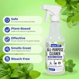 Mighty Mint All-Purpose Cleaner, Non-Toxic Spray for Home, Kitchen, Bathroom, Natural Peppermint Scent, 16oz