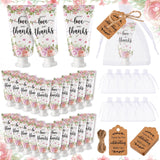 Dansib 48 Sets Baby Shower Hand Cream Wedding Hand Cream Gifts Baby Shower Party Favors for Guests Bridal Shower Favors Travel Size Hand Lotion Bulk for Wedding Baby Shower(Rose)