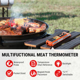 ThermoPro TP420 2-in-1 Instant Read Thermometer for Cooking, Infrared Thermometer Cooking Thermometer with Meat Probe, Non-Contact Laser Meat Thermometer for Griddle Grill Pizza Oven HVAC Pool