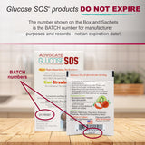 Glucose SOS Glucose Powder - Natural Dextrose Powder Packets - Fast-Absorption - Instantly Dissolves - No Water Needed - Green Apple Crisp - 72 Packets