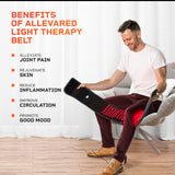 Lifepro Red Light Therapy Belt - Near Infrared Light Therapy for Pain - Red Light Therapy for Body - Muscle, Inflammation Relief - Red Light Belt for Elbow Joint, Back Pain Therapy
