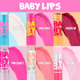 Maybelline New York Baby Lips Moisturizing Lip Balm, Cherry Me, 0.15 oz.