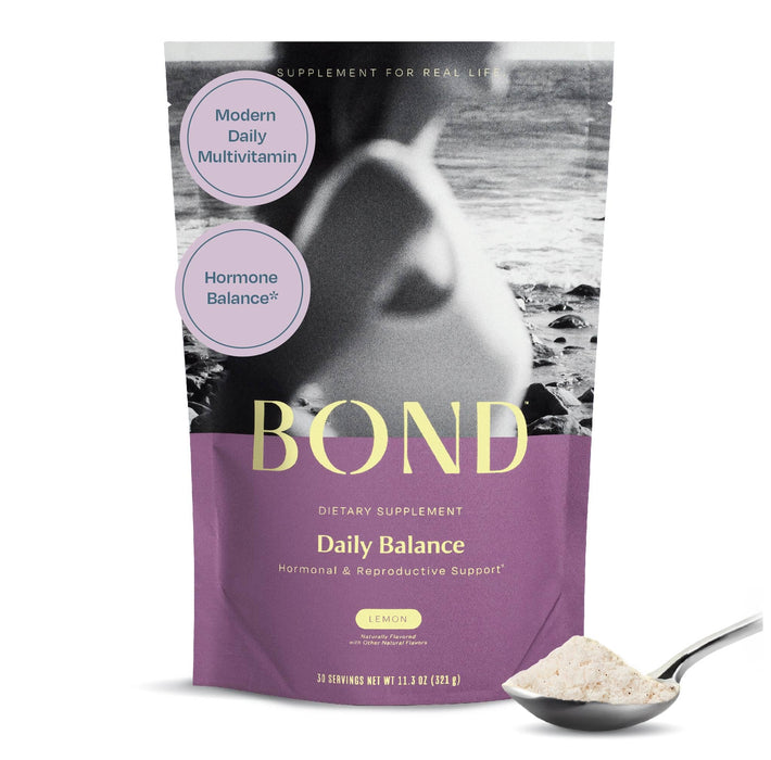 BOND Hormone Balance for Women -Prenatal Ovarian Support Vitamins -Menstrual Cycles, Ovulation, Nutrient Levels-Folate, Folic Acid, Inositol Supplement, Probiotics, NAC,Vitamin C+Antioxidants -30 serv