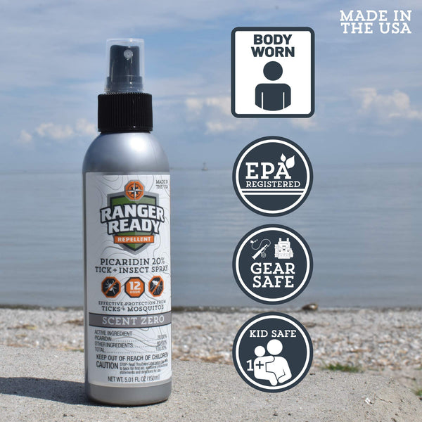 Ranger Ready Picaridin Insect Repellent Spray - Mosquito Repellent and ...