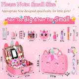 Kids Washable Makeup Girls Toys - Girls Makeup Kit for Kids Make up Set Real Makeup for Kid Little Girls Toddlers Children Princess Christmas Birthday Gifts Toys for 3 4 5 6 7 8 9 10 Year Old Girls