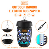 BLACK+DECKER Bug Zapper & Fly Trap + Electric Lantern Bug Zapper