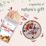 Organic Camu Camu Powder, 12 oz | High Natural Vitamin C Level | Fresh Freeze-Dried Berries Source | No GMOs, Vegan Friendly