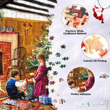 Advent Calendar 2024 Jigsaw Puzzle, 24 Boxes Packing 1008 Pieces Holiday Puzzle for Adults and Kids, Christmas Countdown Puzzles Gift Decorations, Warm Christmas Holiday Puzzles Gift (Baby)