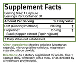 Bronson DIM Supplement 200 mg Diindolymethane with BioPerine for Enhanced Absorption, Estrogen Metabolism & Maintains Balanced Hormone Levels, 60 Vegetarian Capsules