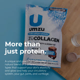 UMZU zuCollagen Protein - Multi Collagen, Support Skin, Hair, Joints, and Muscle Recovery - Chocolate Brownie Flavored, 90 Calories, 21 Grams Protein - 1 Scoop Per Serving (20 Servings)