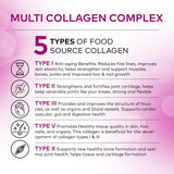 Multi Collagen Pills (Types I-II-III-V-X) Pure Hydrolyzed Collagen Protein Peptides-Collagen Supplements for Women and Men, Anti-Aging Collagen for Skin Hair Growth Nails Joints-180 Collagen Capsules