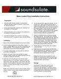 Soundsulate™ 1 lb Mass Loaded Vinyl MLV, Soundproofing Barrier 4' x 10' (40 sf) - Made in USA