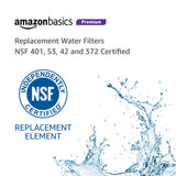 Amazon Basics Replacement Samsung DA97-17376B, HAF-QIN/EXP Refrigerator Water Filter, 3-Pack, Premium Filtration