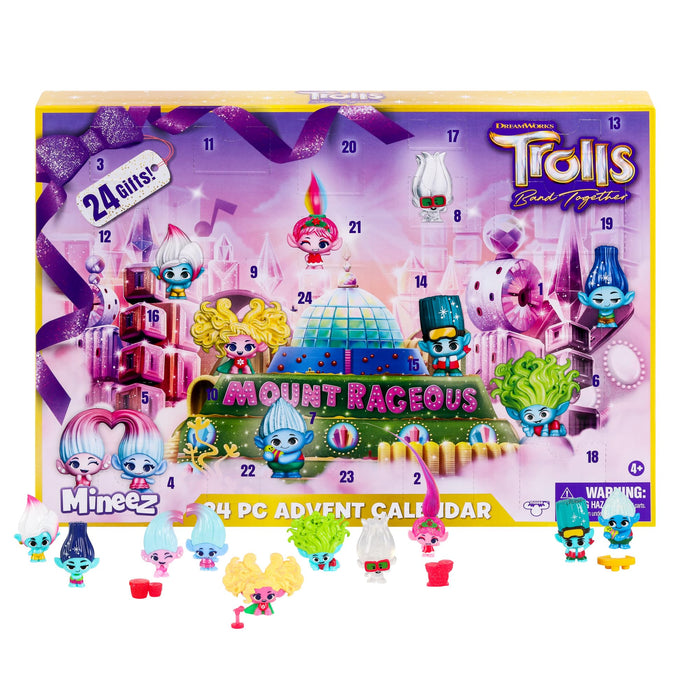 DreamWorks Trolls Band Together Mineez 24 pc Holiday Advent Calendar