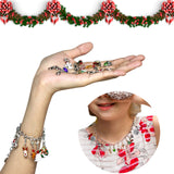 Novernat Charm Bracelet Advent Calendar 2024 DIY Jewelry Making Kit 24 Days Christmas Countdown Calendar for Girl Kids Teens