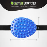 Cactus Scratcher Original Back Scratcher with 2 Sides Featuring Aggressive and Soft Spikes, Great for The Mobility Impaired and Hard-to-Reach Places, Makes an Awesome After-Surgery Gift - Blue