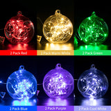 Brightown 12 Pack Multi Color Led Fairy Lights Battery Operated String Lights Waterproof Silver Wire 7 Feet 20 Led Firefly Starry Moon Lights for DIY Wedding Party Bedroom Patio Christmas