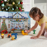 Fisher-Price Little People Advent Calendar, Christmas playset, 24 Toys for Pretend Play, Gift for Toddlers and Preschool Kids Ages 1 to 5 Years